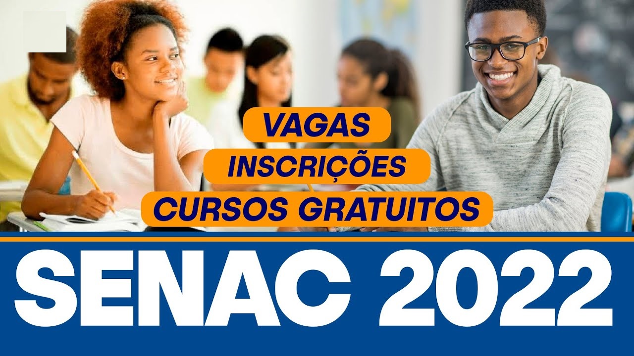 Senac oferece mais de 3 mil vagas em cursos gratuitos; inscrições