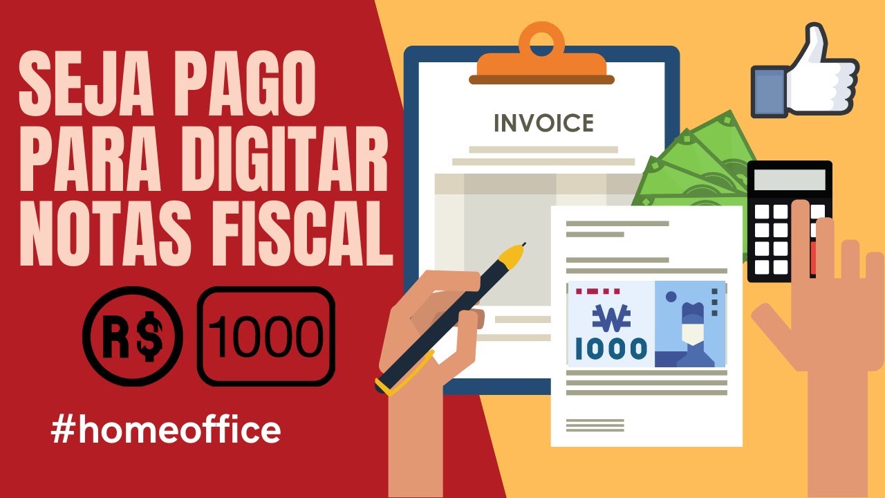 HOME OFFICE PARA INICIANTE SEM EXPERIÊNCIA DIGITANDO NOTAS FISCAIS