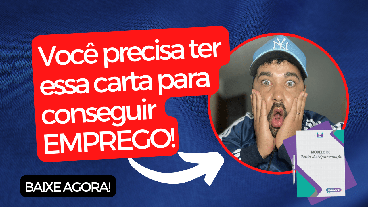 Carta de apresentação veja modelo pronto, como fazer e mais!  Hora do
