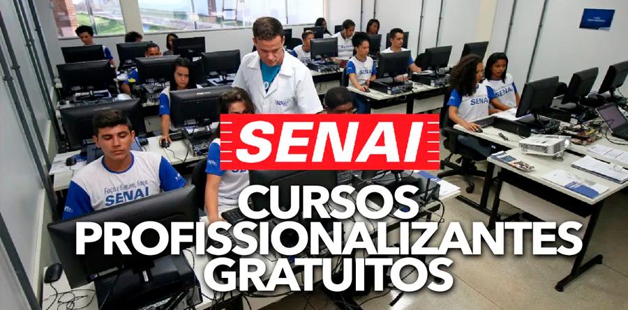 Senai disponibiliza 655 vagas em cursos gratuitos e online Senai disponibiliza 655 vagas em cursos gratuitos e online