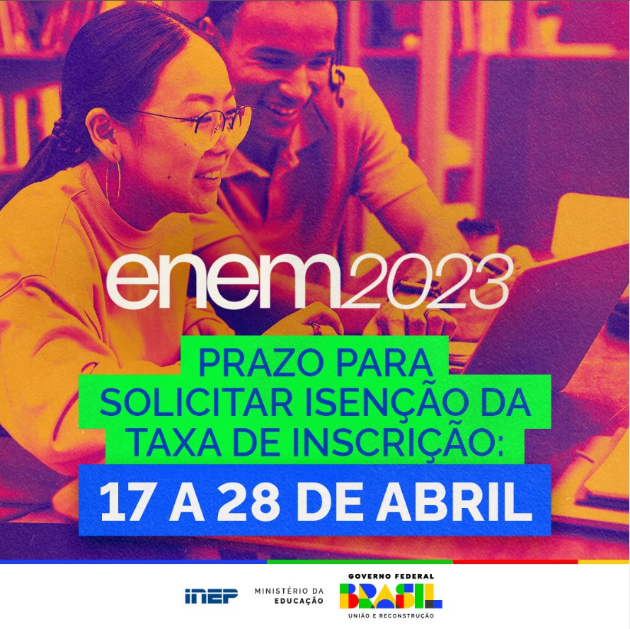 Inscrições para o Enem 2023 estão abertas até 16 de junho