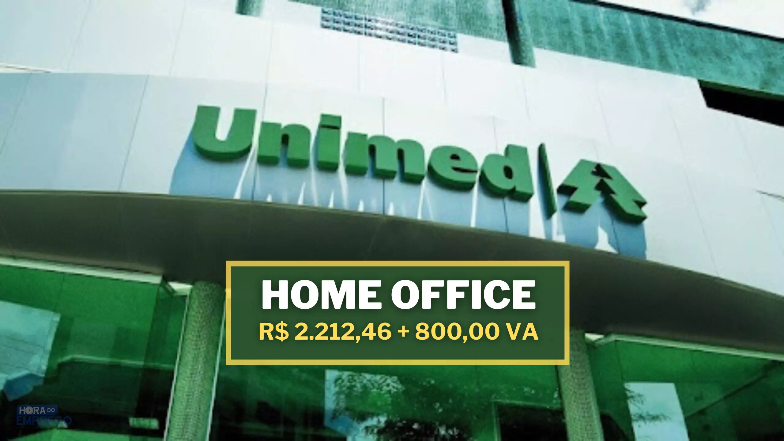 UNIMED CONTRATANDO DIGITADOR ONLINE HOME OFFICE