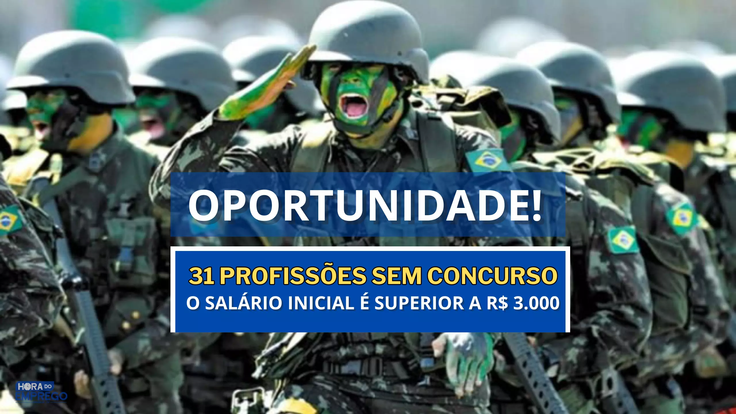 Só até esta Sexta! Exército Brasileiro está com vagas abertas sem concurso  para dezenas de profissões até o dia 5 de maio - Revista Sociedade Militar