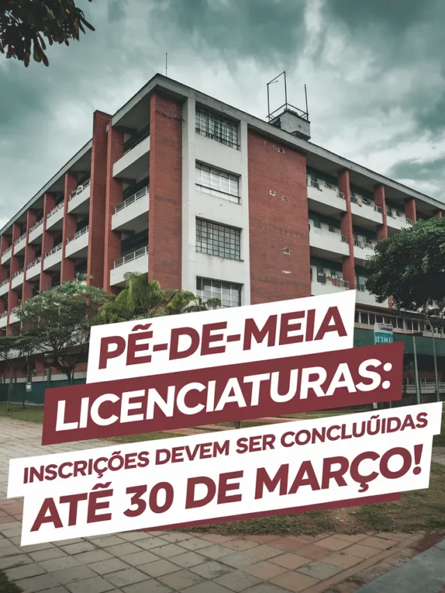 Pé-de-Meia Licenciaturas!
