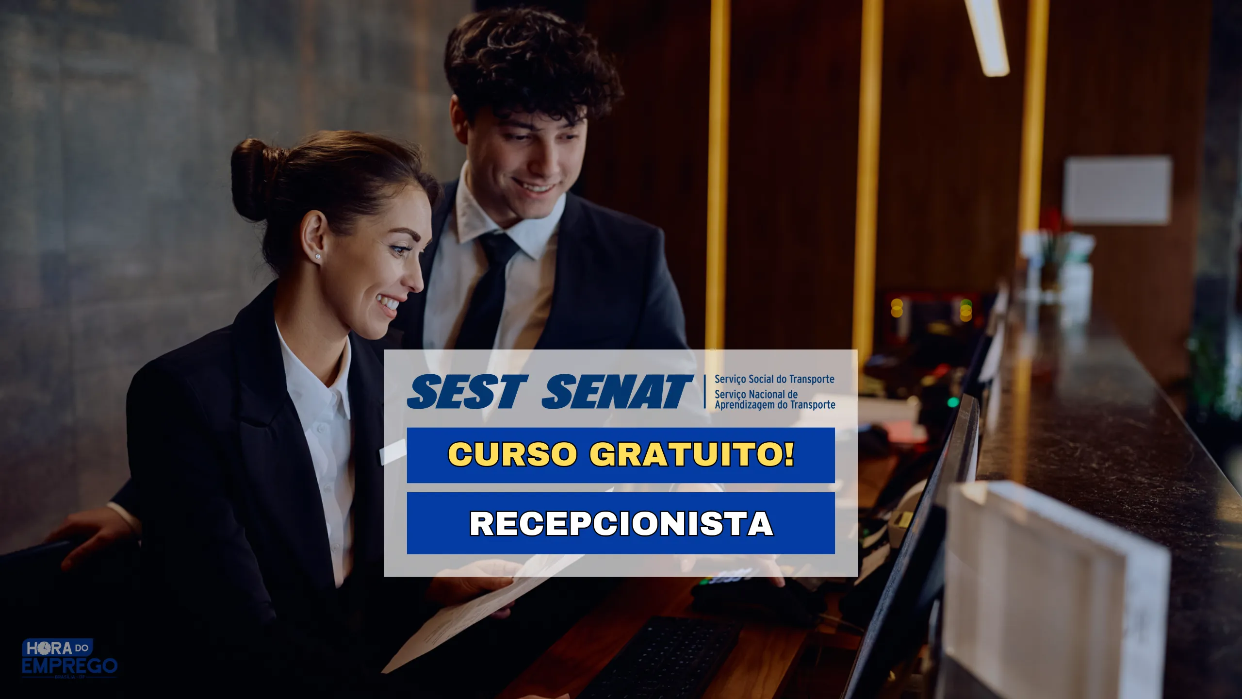 Curso de recepcionista no Sest Senat Sest Senat