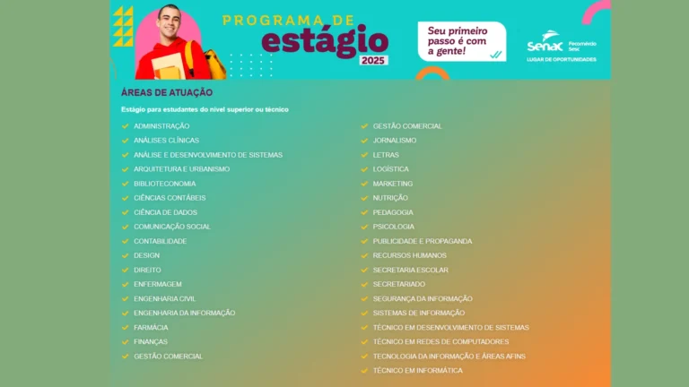 Programa de Estágio do Senac-DF 2025