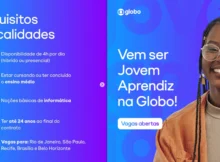 Jovem Aprendiz Globo 2025