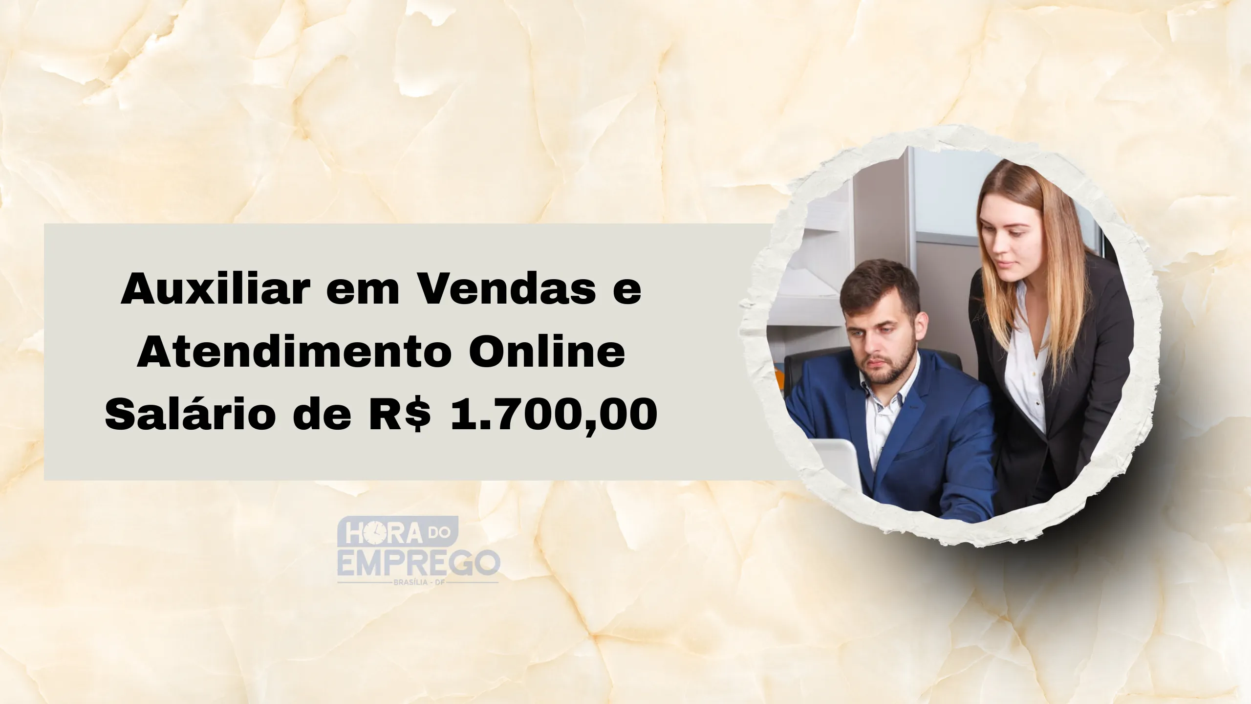 Auxiliar em Vendas e Atendimento Online